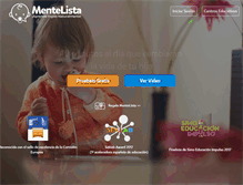 Tablet Screenshot of mentelista.com